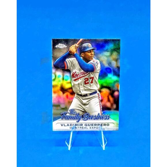 Vladimir Guerrero 2019 Topps Chrome Update The Family Business #FBC-4 Expos HOF - Picture 7 of 11
